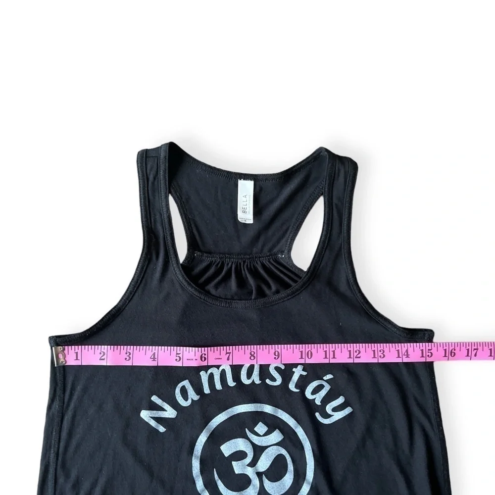 Namastay In My Yoga Pants All Day Women’s Tank Top, Small - Picture 5 of 7